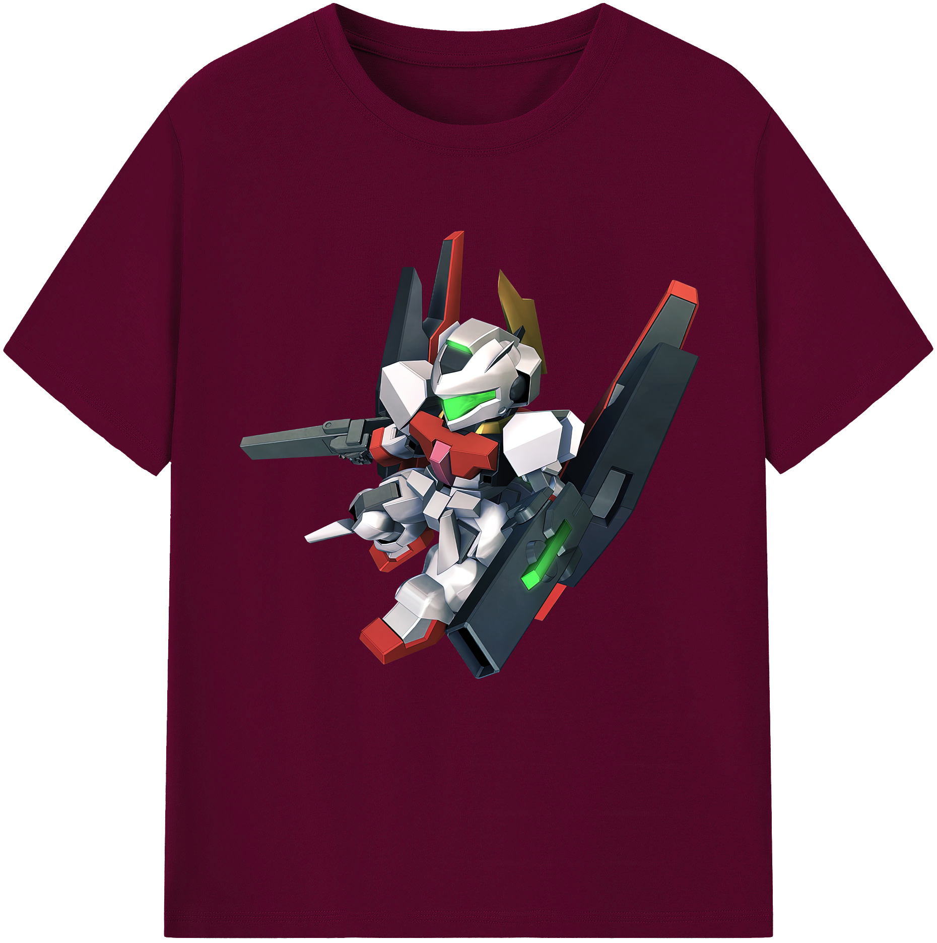 （画像用） 機動戦士ガンダム Mobile Suit Gundam レディースカジュアルプリントTシャツ（綿100％）